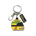 【キーホルダー】アイルトン・セナ ヘルメット キーチェーン イエロー【F1 レーサー 1990年 雑貨 小物】
