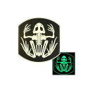 【ワッペン】ネイビー シールズ スカル フロッグ パッチ 8cm×7.5cm【NAVY SEALs 米軍 USA 雑貨 小物 サバゲー】