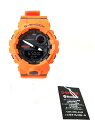 【中古】【メンズ】 CASIO カシオ G-SHOCK ジーショック G-SQUAD QUARTZ ジースクワッド クォーツ 腕時計 Bluetooth搭載 モバイルリンク WATCH 時計 メンズ 小物 型番:GBA-800-4AJF カラー:ORANGE オレンジ 万代Net店