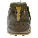 【中古】【メンズ・レディース】LOUIS VUITTON ルイ ヴィトン モンスリGM リュックサック バックパック バッグ レディース モノグラム SP0939 型番: M51135 カラー:BROWN ブラウン 万代Net店