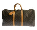 【中古】【メンズ/レディース】 LOUIS VUITTON ルイヴィトン モノグラム キーポル55 M41424 SP0956 バッグ ボストンバッグ ネームタグ・ポワニエ付き カラー:BROWN ブラウン 茶 万代Net店