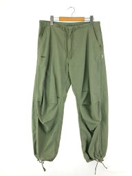 【中古】【メンズ】WTAPS 18AW CAPE TROUSERS.COTTON.SATIN 182WVDT-PTM02 <strong>ダブルタップス</strong> ケープ トラウザーズ コットン サテン ボトムス <strong>カーゴパンツ</strong> サイズ：2 カラー：カーキ 万代Net店