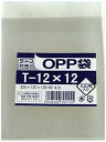 モリヤマ化成 OPP テープ付き 袋 透明 T-12×12