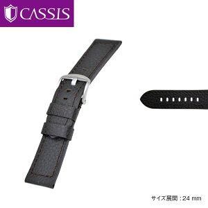 パネライ（PANERAI） 用 ベルト バンド カーフ 牛革 CASSIS カシス TYPE PNR44 UBPAN002 タイプピーエヌアール44 UBPAN002 24mm 時計 バンド 時計バンド 替えベルト 替えバンド ベルト 交換