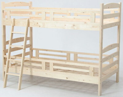 【送料無料】木製2段ベッド　ロック