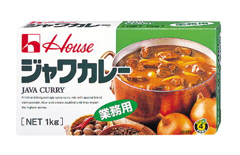 【8月の特売品】ハウス　ジャワカレー　1kg(通常価格834円から83円引き！）