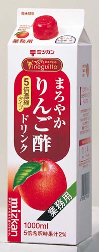 美味しいお酢のドリンク!!ミツカン　ビネグイット「まろやかりんご酢ドリンク」　5倍濃縮　1000ml