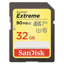 《新品アクセサリー》SanDisk (サンディスク) Extreme SDHCカード UHS-I U3 32GB SDSDXVE-032G-GNCIN 海外パッケージ版【KK9N0D18P】