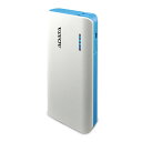 《新品アクセサリー》 ADATA (エーデータ) モバイルバッテリー Power Bank PT100 10000mAh ホワイト / ブルー【KK9N0D18P】