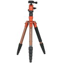 《新品アクセサリー》 FOTOPRO (フォトプロ) 中型アルミ5段三脚 X-GO Gecko Matt Orange〔メーカー取寄品〕【KK9N0D18P】