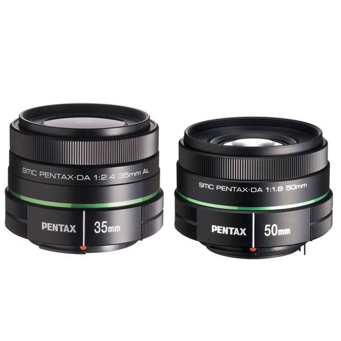 《新品》 PENTAX DA35mm F2.4 AL + DA 50mm F1.8 セット 〔マップ...:mapcamera:10631336