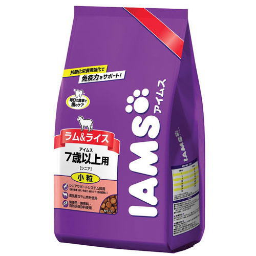 [正規品]【送料390円3150円以上で送料無料】アイムス7歳以上用シニア　ラム＆ライス小粒　3kg