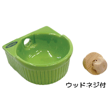 【送料390円3150円以上で送料無料】KAWAI RABBIT’sWARE　greenカワイ　フードボウル