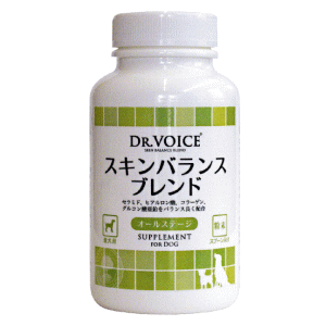 【送料無料】Dr.VOICE　ドクターヴォイス サプリメント スキンバランスブレンド　犬用　オールステージ　100g