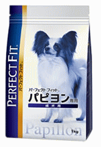 【送料390円3150円以上で送料無料】パーフェクトフィット　パピヨン専用　成犬用　2.5kg