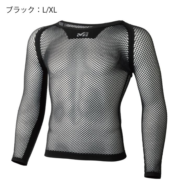 MILLET（ミレー） ドライナミック 3/4スリーブ ブラック L/XL 【自転車】...:mapsports-syuppin:10074139