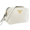 プラダ/PRADA ショルダーバッグ バッグ レザー ホワイト系 レディース 1bh079vitphe-bian
