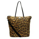 プラダ PRADA 2WAYショルダーバッグ レオパード アウトレット 1bg189teta-miel-zz 楽天スーパーSALE