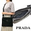 プラダ PRADA メンズ 斜めがけショルダーバッグ ブラック ナイロン×レザー 2vh053tessaf-nero