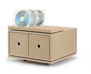 卓上 CD 収納ボックス セット03（引き出し CDラック CDケース 収納ケース CDボックス 卓上ラック 机上ラック 卓上　机上 収納 整理 棚 木製 収納BOX スタッキングボックス）[BLC-04A-TA×1・BLC-04-S×1・BLC-CDS×1]マルゲリータ