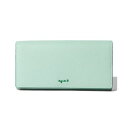 アニエスべー 長財布 ロングウォレット ブルー系 agnes b