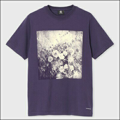 ポールスミス ポール・スミス 正規品 ポールスミス ポール・スミス Rose プリントTシャツ　パープル　L