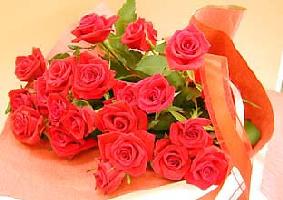 バラの花束/赤いバラ10本の花束【フラワーギフト】生花