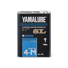 YAMAHA ヤマハ　4サイクル（ガソリン） マリンオイル　SL 10W-30 4L　スチ…...:marinedays:10000053