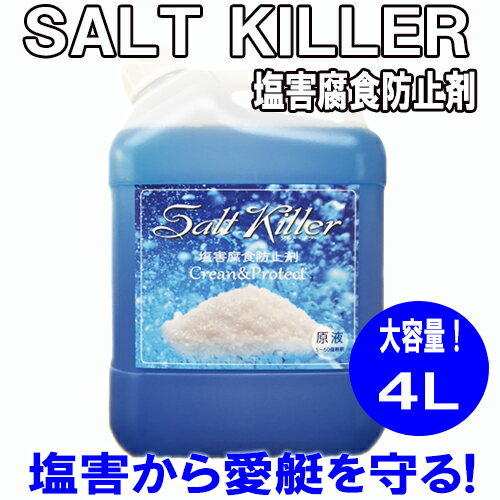 錆びる前に!! ソルトキラー（塩害腐食防止剤） 4L...:marinedays:10012881