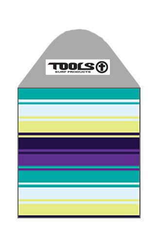 TOOLS トゥールスボーダーニットケース 7'6"ファンボード用（カラー12色）/サーフボードカバー ニットケース ソフトケース サーフィン【0720otoku-p】