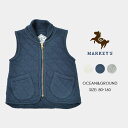 ≪OUTLET≫ KNITQUILT ZIP VEST OC...
