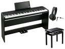 【即納可能】KORG B1SP BK ブラック + 高低自在イス PC-300BK + モニターヘッドホン audio-technica ATH-EP100 セット(新品)【送料無料】
