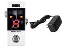 【即納可能】KORG Pitchblack mini PB-mini WH ホワイト + ACアダプター KA181 セット(新品)【送料無料】