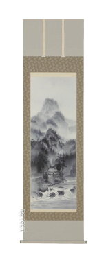 掛け軸/掛軸 青山流水(水谷雄)【送料無料】【代引手数料無料】