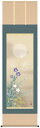 掛け軸/掛軸/かけじく【花鳥画】月に秋草(浮田 秋水)【送料無料】【代引き手数料無料】