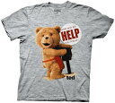 楽天最安値挑戦中!!映画【TED(テッド)】オフィシャルTシャツ グレー/DVD/レンタル/ブルーレイ/販売/購入/通販/吹き替え/ビデオ 誕生日 ホワイトデー 誕生日プレゼント