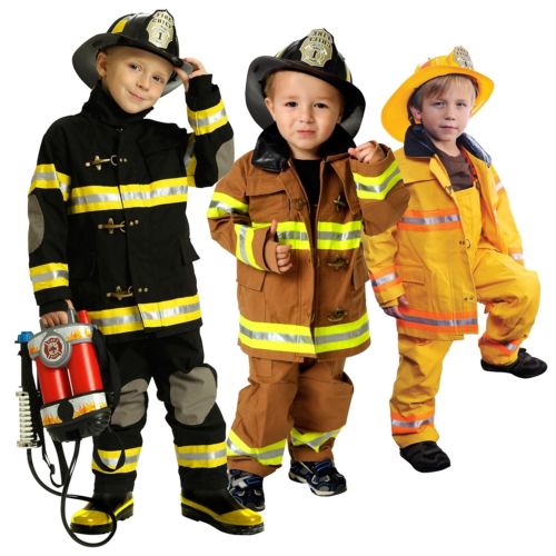 Fireman キッズ 子供用 Fire Fighterjr 消防士 ハロウィン コスチューム コスプレ 衣装 変装 仮装