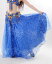 ベリーダンス 衣装 Embroidered Yarn Gauze 2 layer Swing ロング スカート 9 カラー コスチューム ダンス 衣装 発表会