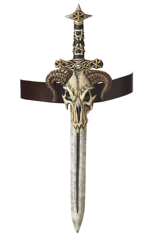 Warlord Sword with Beast Skull Sheath Accesso…...:mars405:10523745
