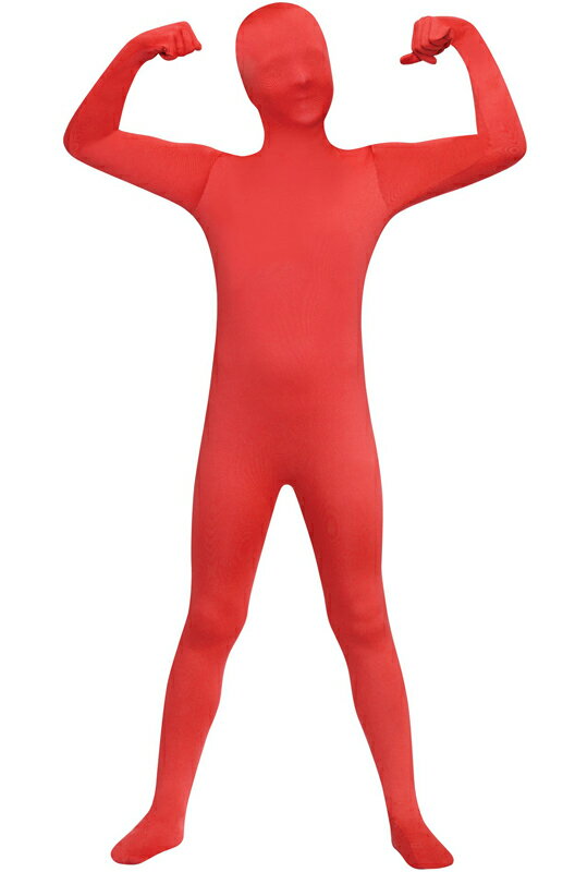 ハロウィン コスプレ 全身タイツ スキンスーツ 爆笑 一発芸 ティーンサイズ Costume (Red) 衣装 大人用 面白い 2013年 学園祭 文化祭 大学祭 コスチューム 仮装 変装：Mars shop