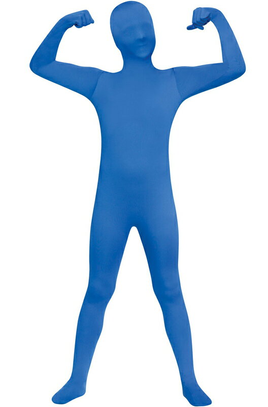 ハロウィン パーティ コスチューム 全身タイツ スキンスーツ 爆笑 一発芸 ティーンサイズ Costume (Blue) 衣装 大人用 面白い 2013年 学園祭 文化祭 大学祭 コスプレ 変装 仮装：Mars shop