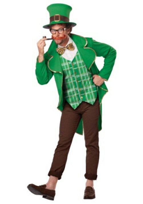 コスプレ コスチューム MEN'S LUCKY 小人 妖精 フォーマル 大人用 メンズ 男性用 衣装 ディズニーランド 衣装 学園祭 文化祭 ハロウィン 結婚式二次会 仮装 変装:Mars shop