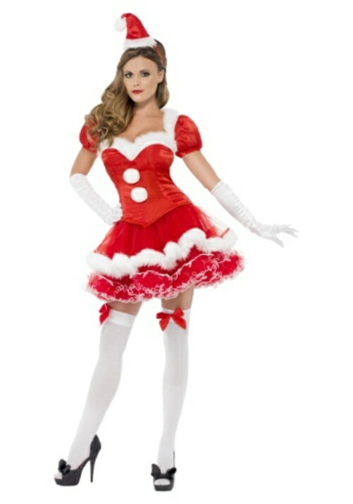 ハロウィン キャラクター コスプレ Fever Santa 大人用 女性用 衣装 ドレス ワンピース ディズニーランド 衣装 学園祭 文化祭 コスチューム 仮装 変装