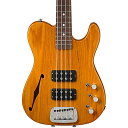 G&L ASAT Semi-Hollow Electric Bass Guitar Honeyburst ベースギター エレクトリックベース