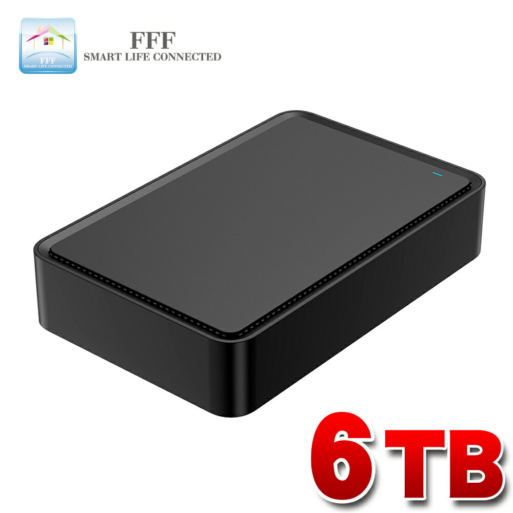 外付け<strong>ハードディスク</strong> 外付けHDD <strong>6TB</strong> テレビ録画 Windows11対応 USB3.0 shelter MAL36000EX3-BK FFF SMART LIFE CONNECTED 旧MARSHAL