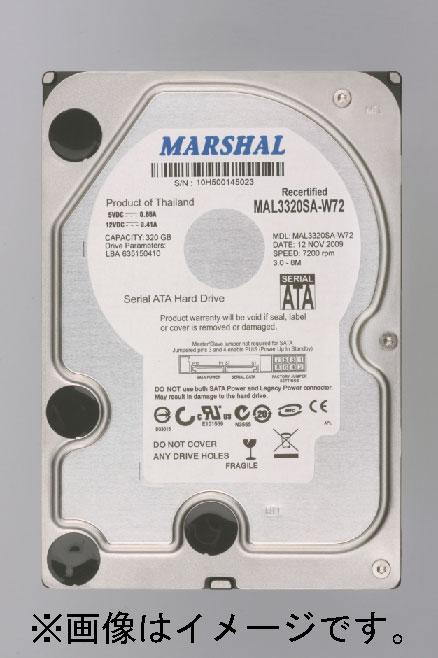 【貴重 ATA 500GB】 MAL3500PA-W72MARSHAL 3.5インチHDD PATA　