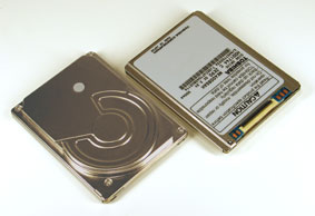【5mm最大容量】TOSHIBA 1.8” MK8025GAL(80GB,4200rpm,ATA/ZIFコネクタ,5mm厚)