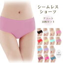 シームレスショーツ 10枚セット レディース ショーツ お得なセット 下着 福袋 無縫製 ストレスフリー パンツ シンプル おしゃれ 伸縮性 響かない 快適 薄型 女性用 ノーマル 無地 スタンダード お得 送料無料