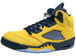 ナイキ エア ジョーダン 5 レトロ NIKE AIR JORDAN 5 RETRO SE MICHIGAN ミシガン イエロー/ネイビー メンズ