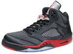 NIKE AIR JORDAN 5 RETRO SATIN ナイキ エア ジョーダン 5 レトロ サテン BLACK/UNIVERSITY RED 黒赤